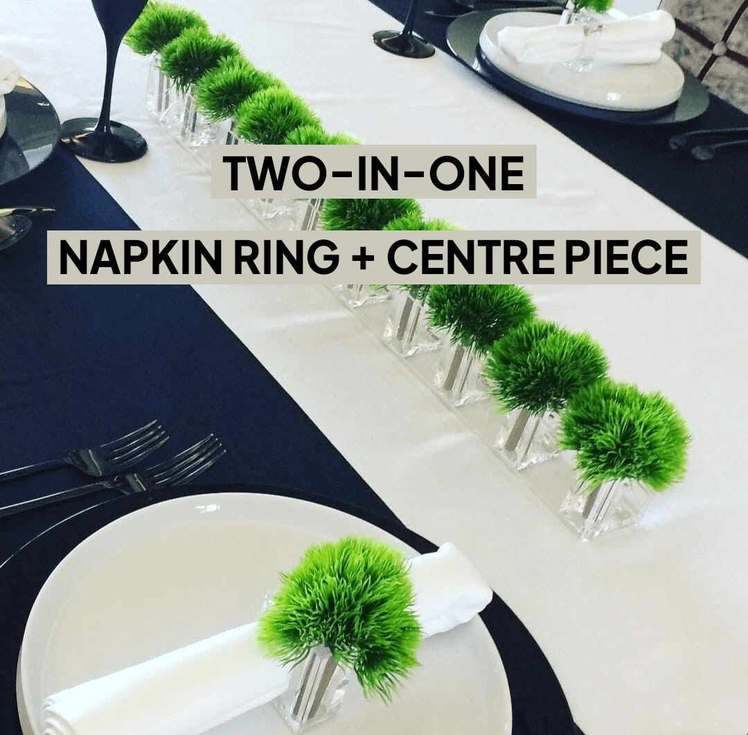 DIY Acrylic Napkin Rings