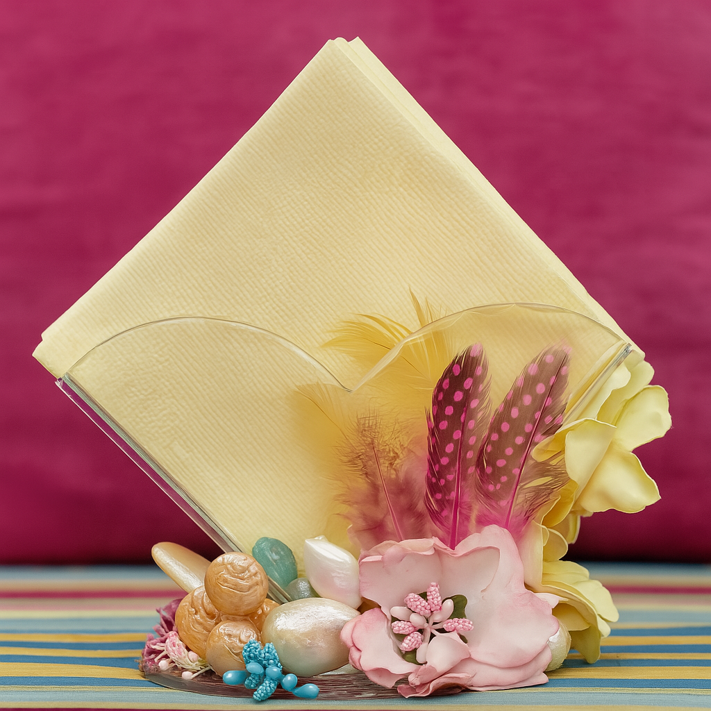 Floral Fantasy Tissue Holder