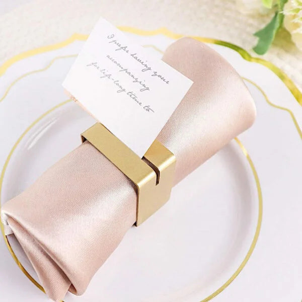 Geometric Napkin Ring and Namecard Holder