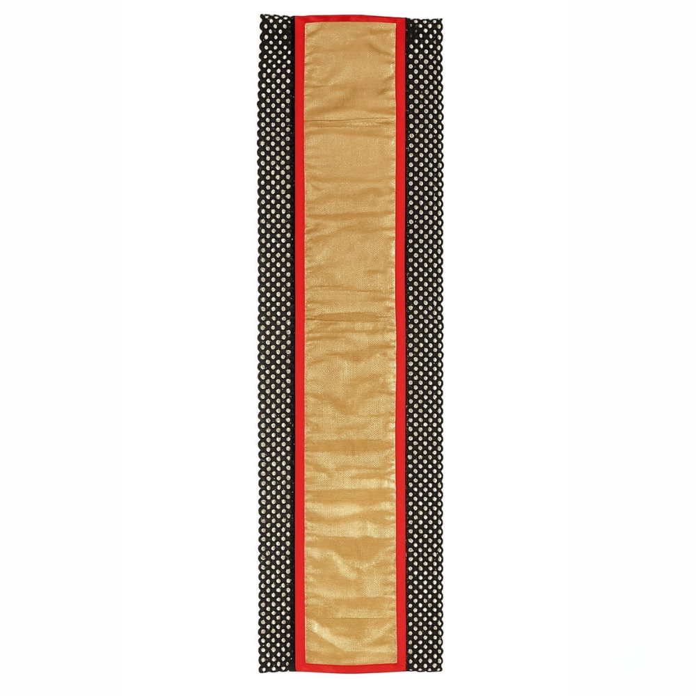Elegant Gold & Black Designer Table Runner