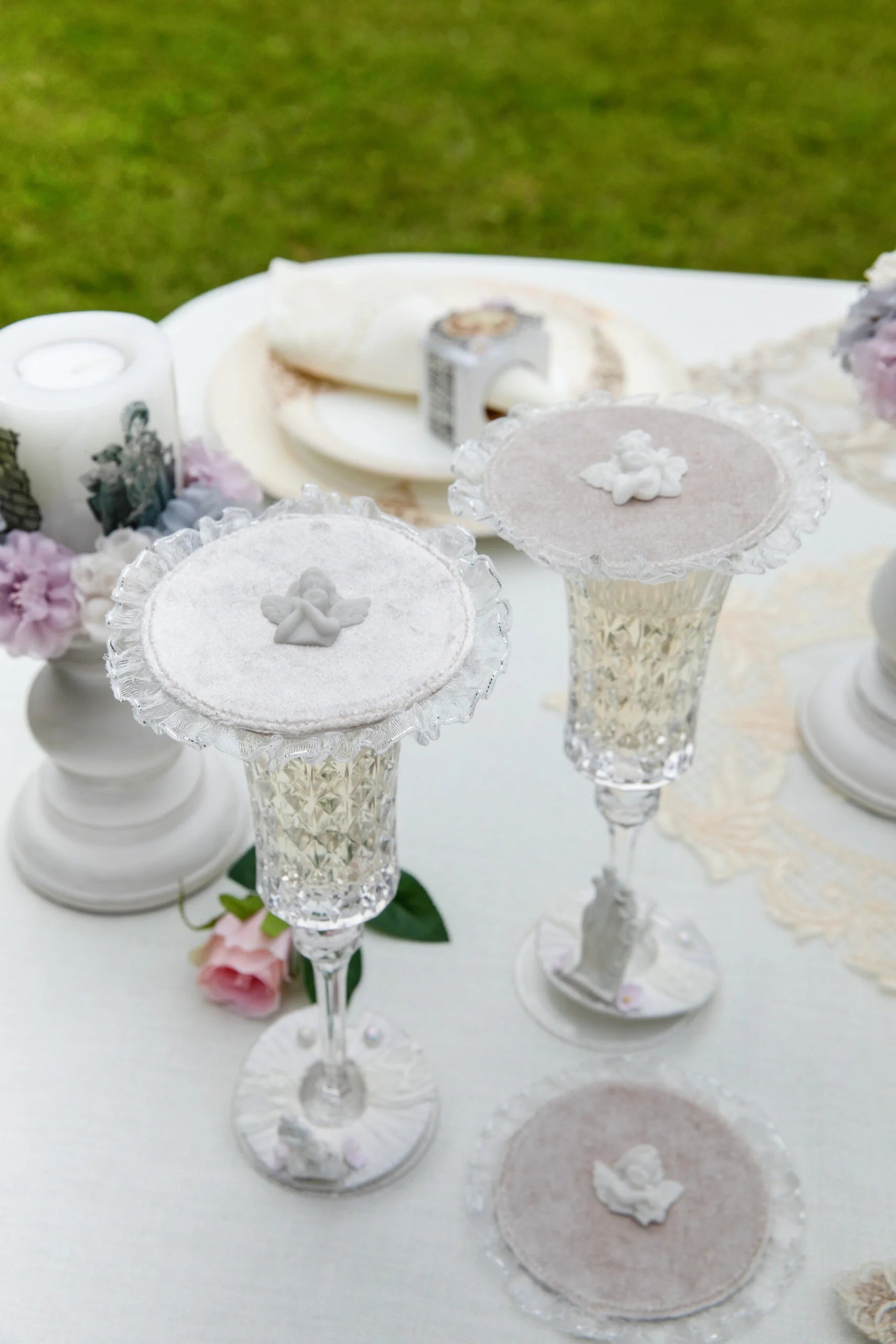 Victorian Glass lids