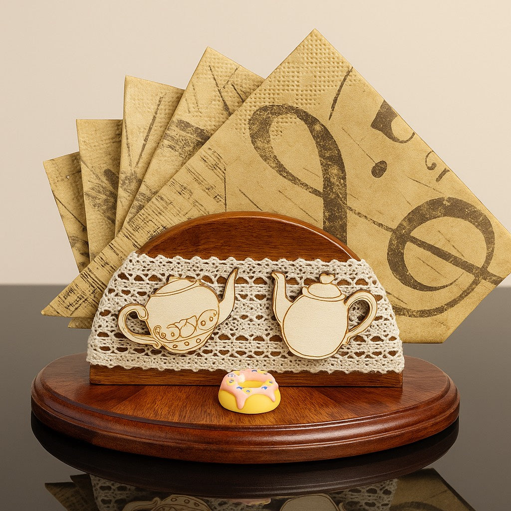 Vintage High Tea Napkin Holder