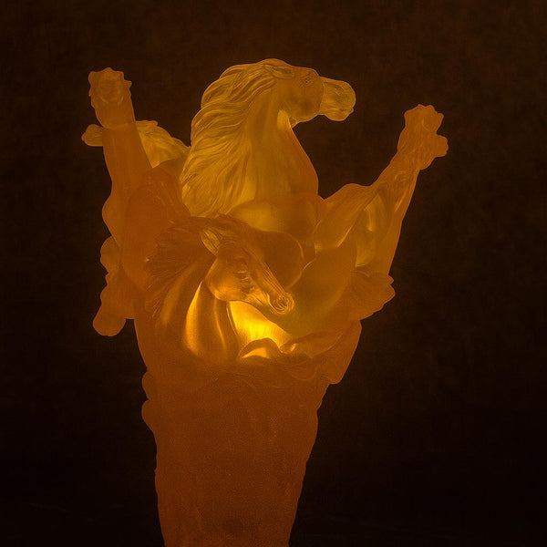 Amber Stallion Glory Vase