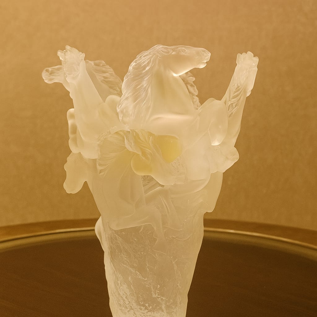 Amber Stallion Glory Vase