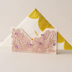 Blush Bloom Lace-Embroidered Tissue Holder