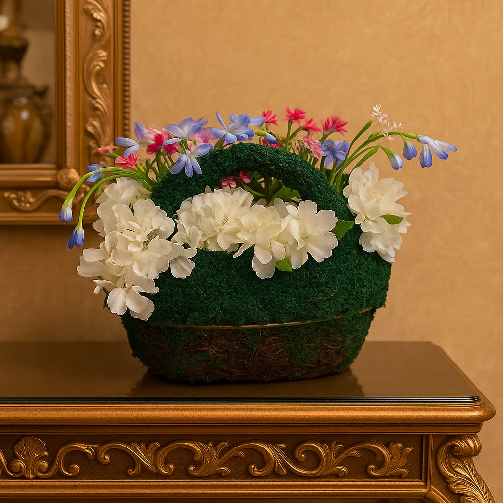 Eternal Bloom Garden Basket