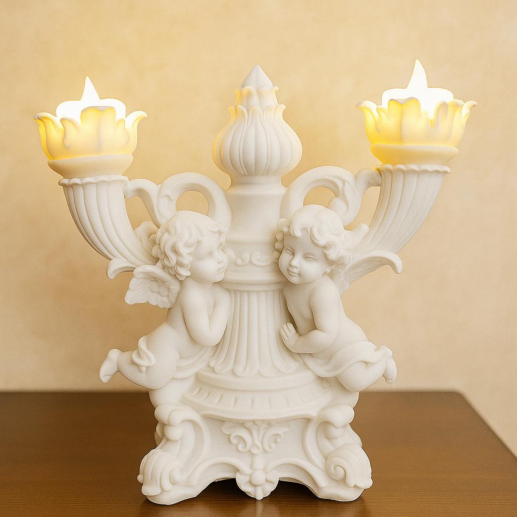 Cherubic Glow Candle Stand