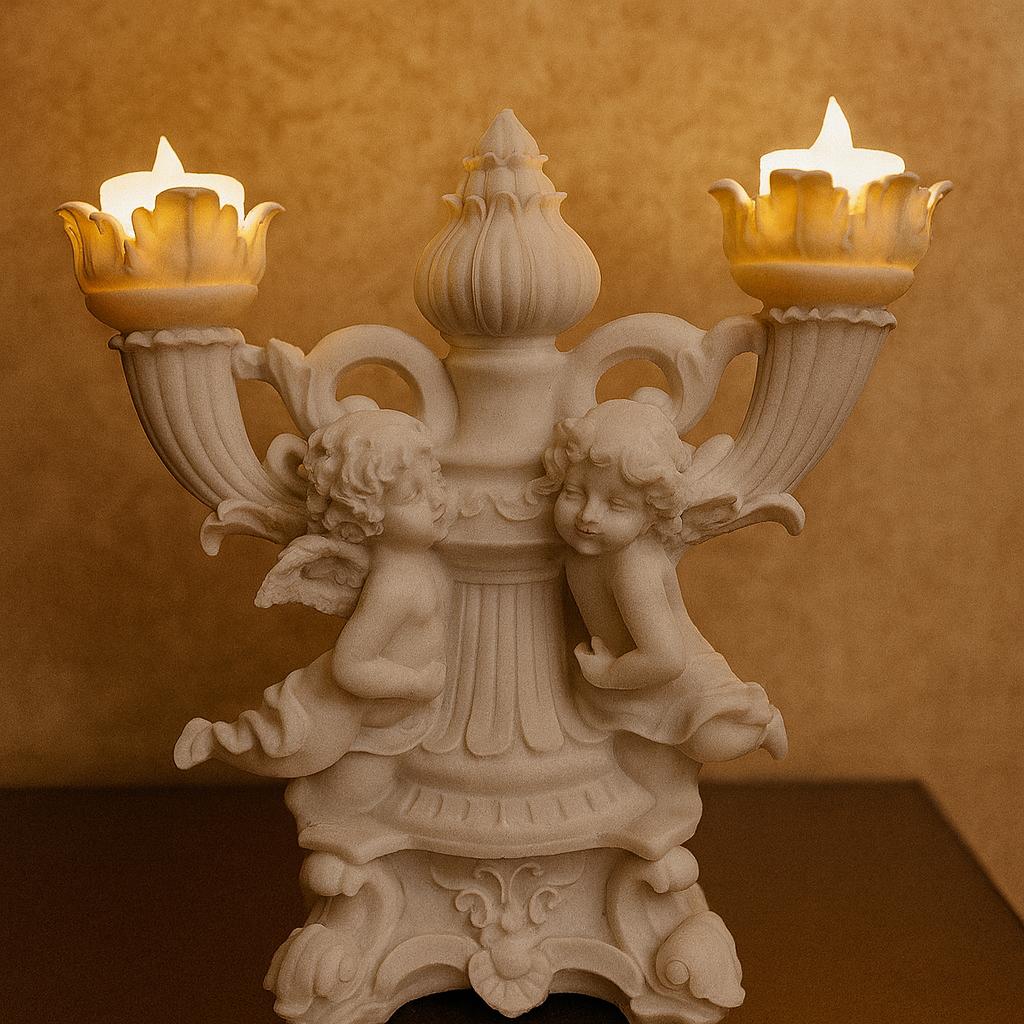 Cherubic Glow Candle Stand