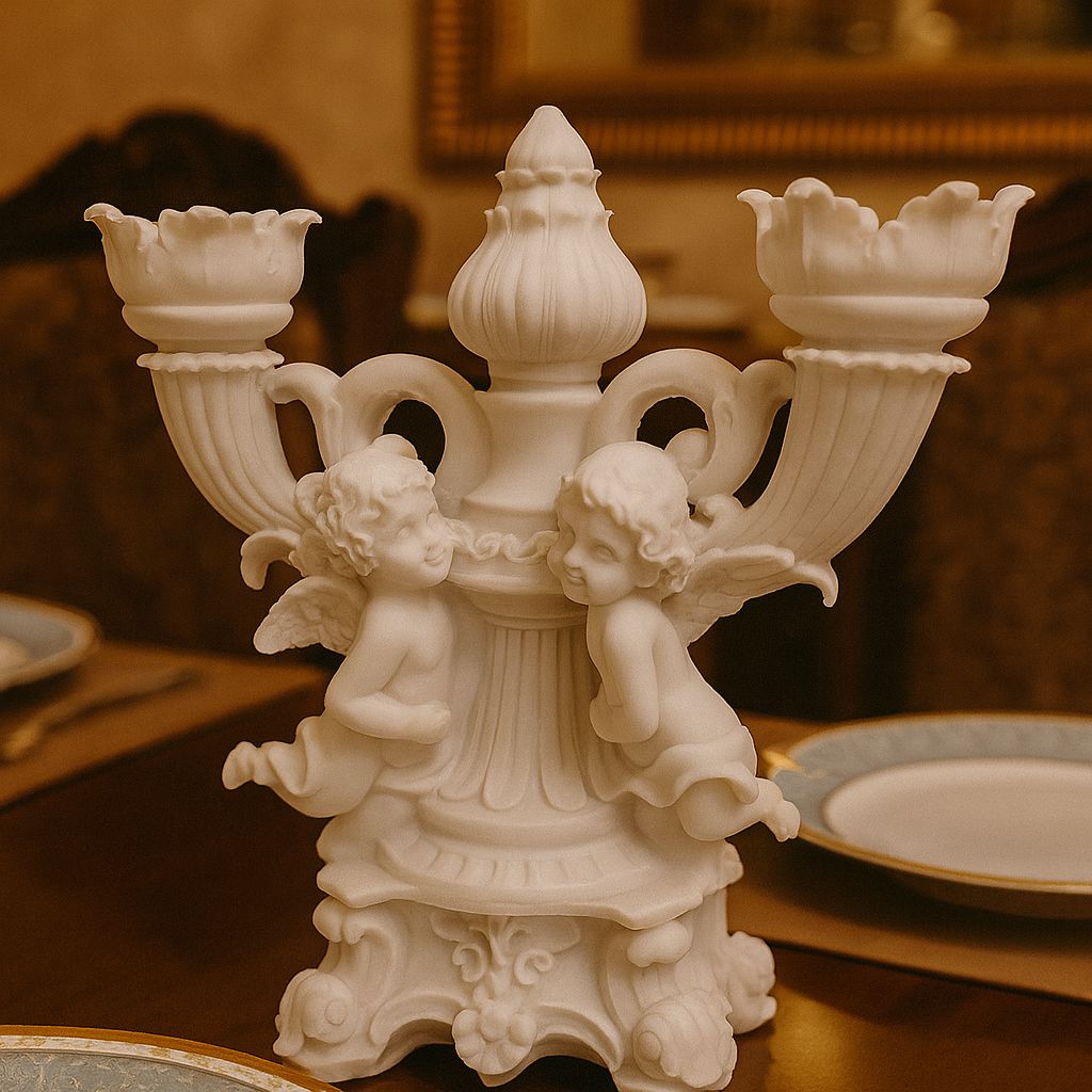 Cherubic Glow Candle Stand