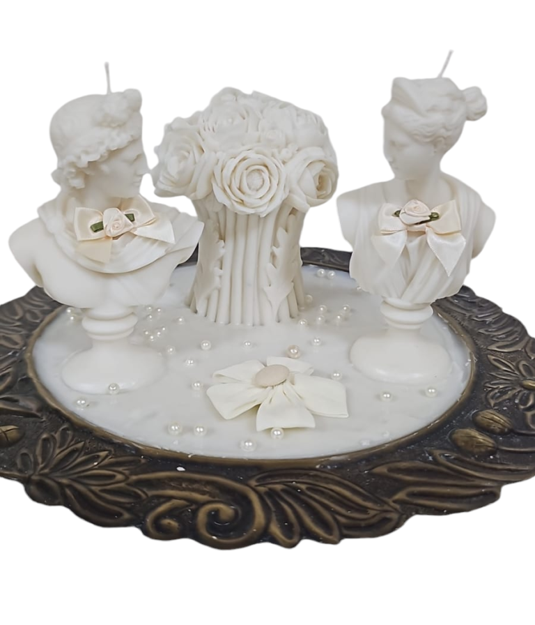 Classic Victorian Candle Platter