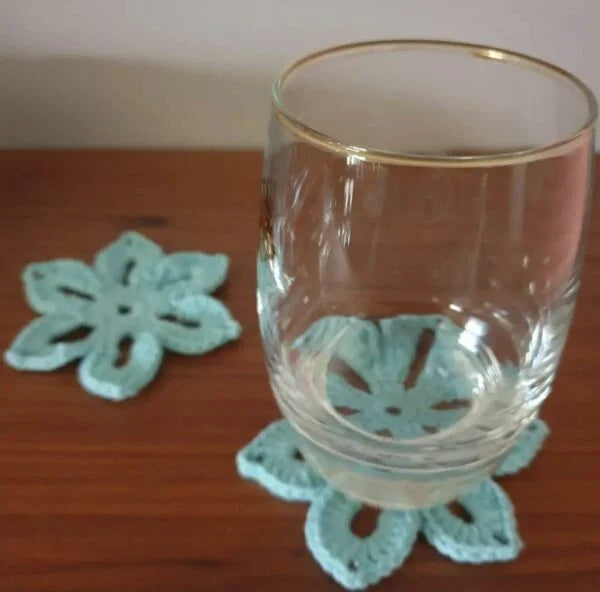 Crochet Cutlery Covers Come Coaster