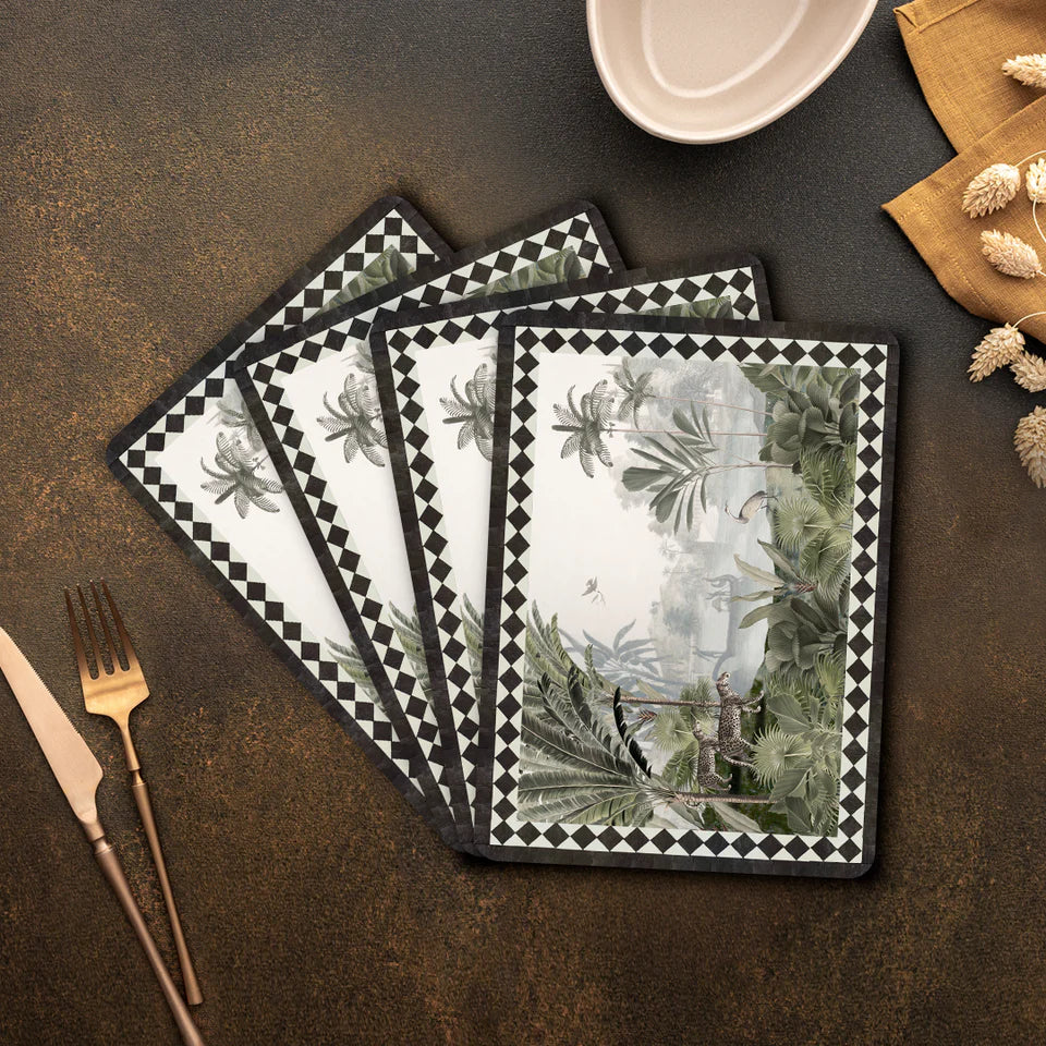 Jungle Royals Luxury Wooden Table Mat
