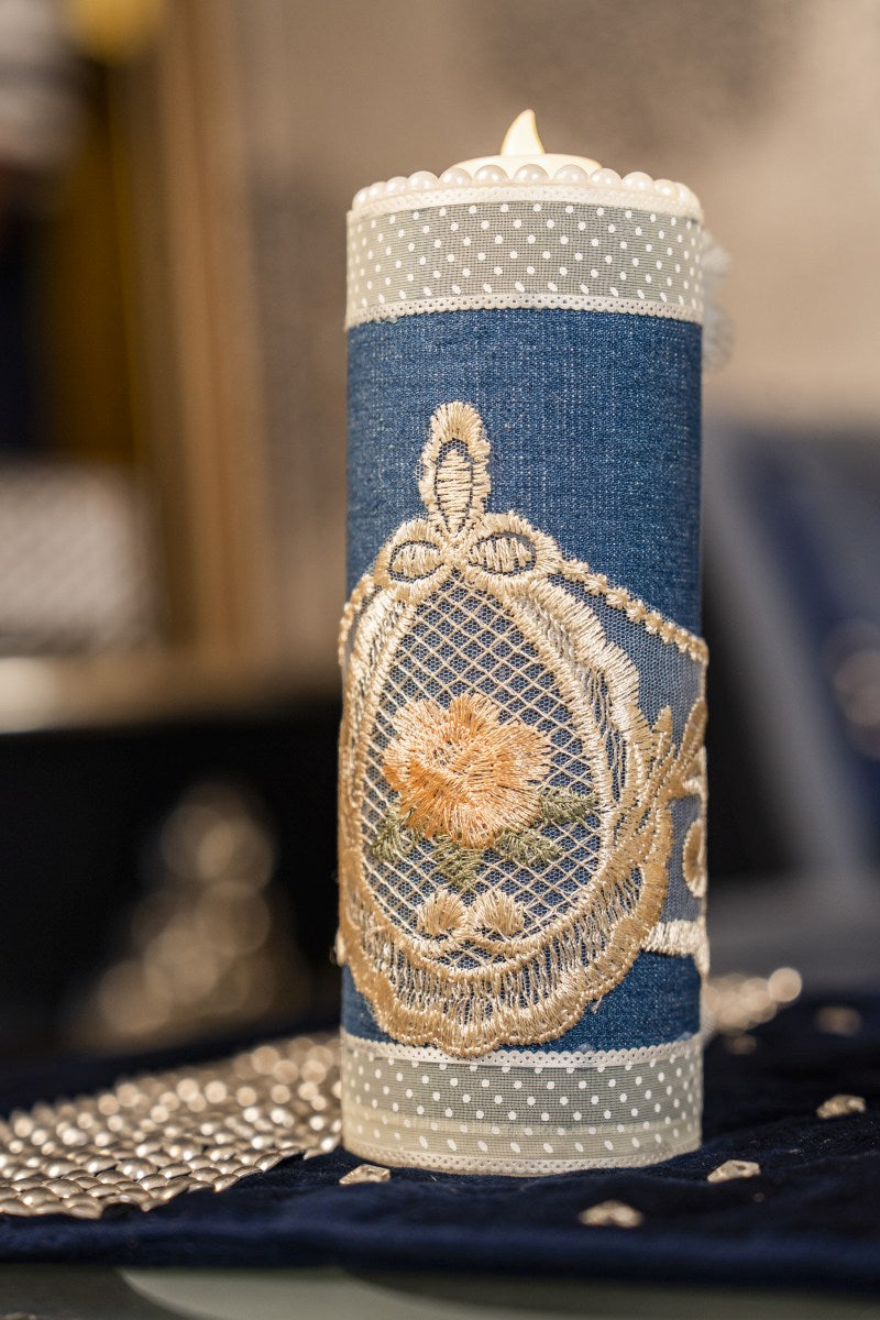 Denim Theme Candles