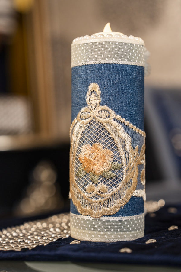 Denim Theme Candles