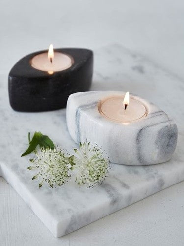 Eclipse Marble Tealight Holders