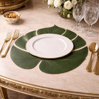 Emerald Monstera Luxe Placemat