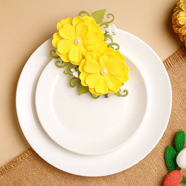 Floral Elegance Plate Clips