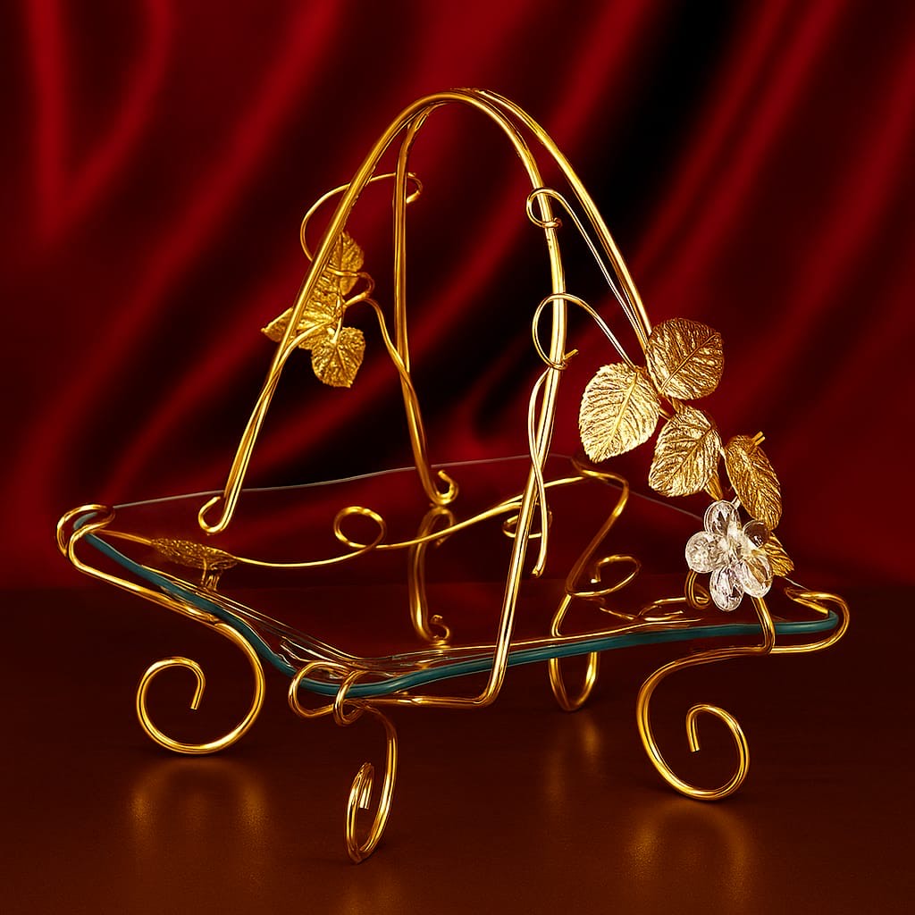 Golden Vine Display Platter