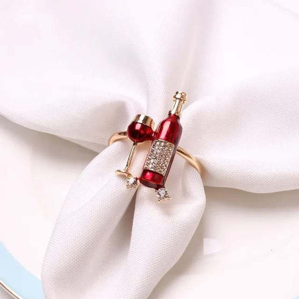 Wine & Dine Napkin Ring