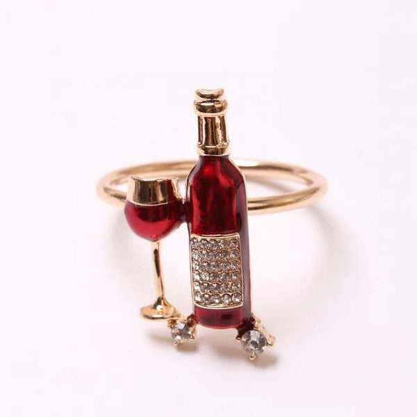 Wine & Dine Napkin Ring