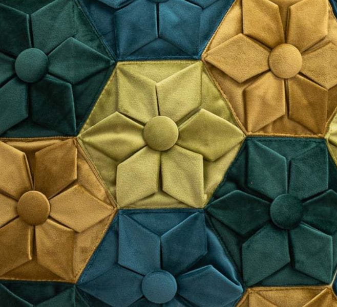 Hexagon Velvet cushion