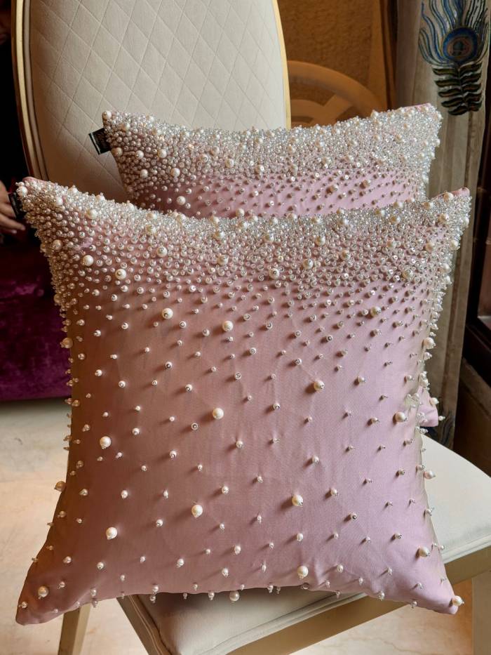 Pink Galaxy Cushion Cover