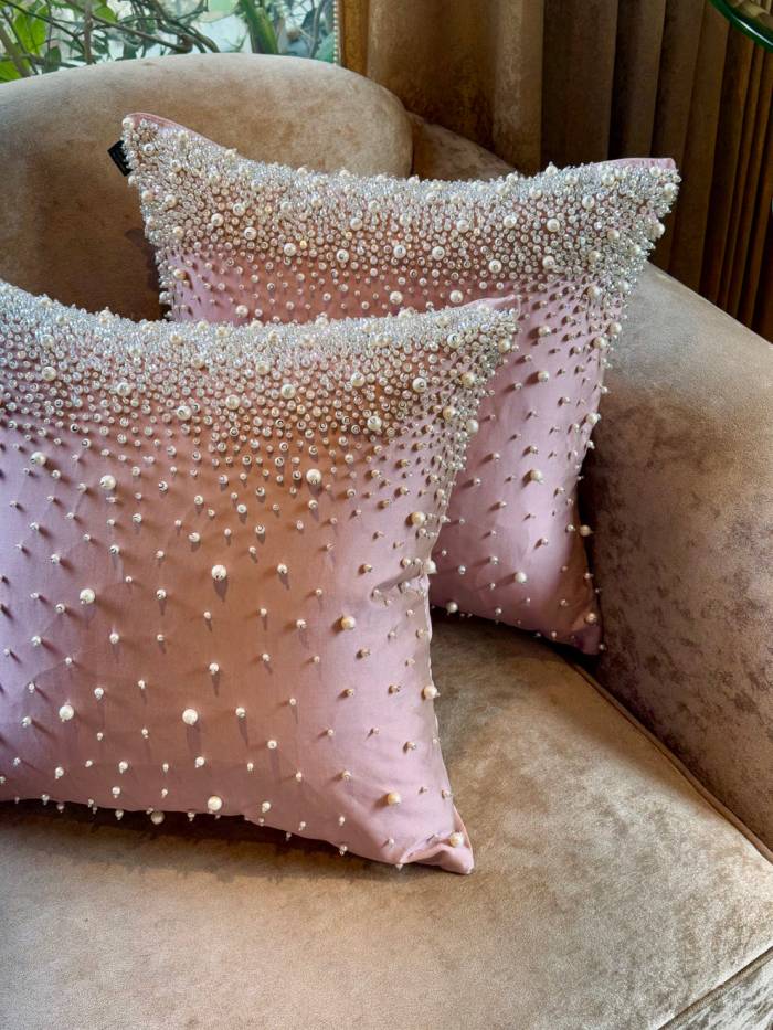 Pink Galaxy Cushion Cover