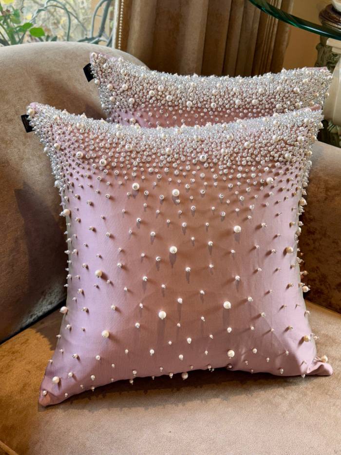 Pink Galaxy Cushion Cover