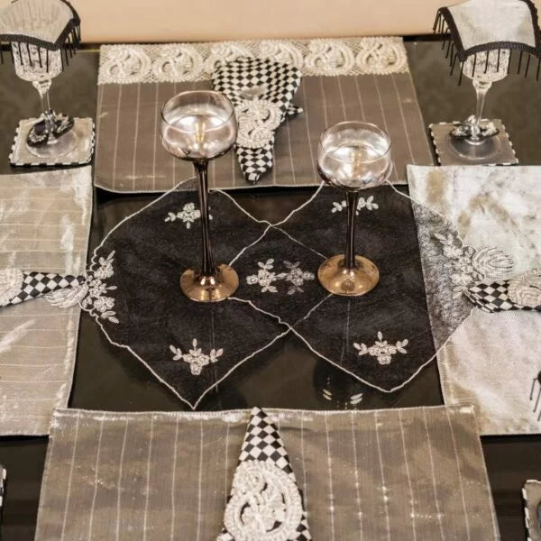 Silver Luxe set of 4