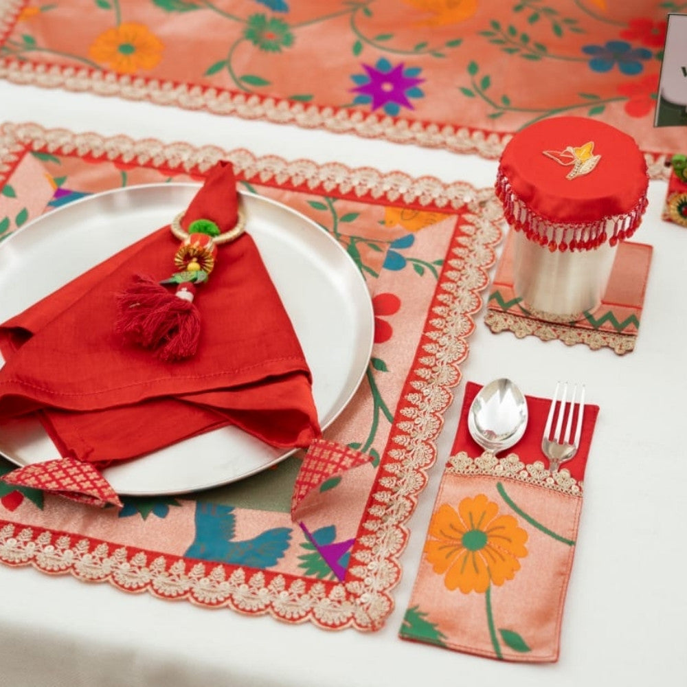 Jashn-e-Bahara – Paithani Royal Dining Set