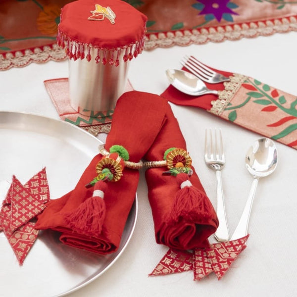 Jashn-e-Bahara – Paithani Royal Dining Set