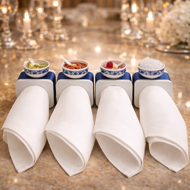 Little Bites Napkin Ring & Table centerpeice Bouquet