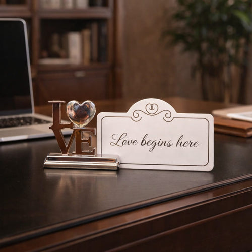 Love on the Table - Menucard Holder