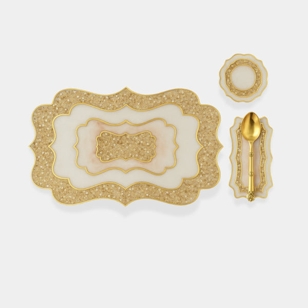 Luxe Sequin Resin Mat