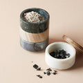 Marble Stackable Salt & Spice Set