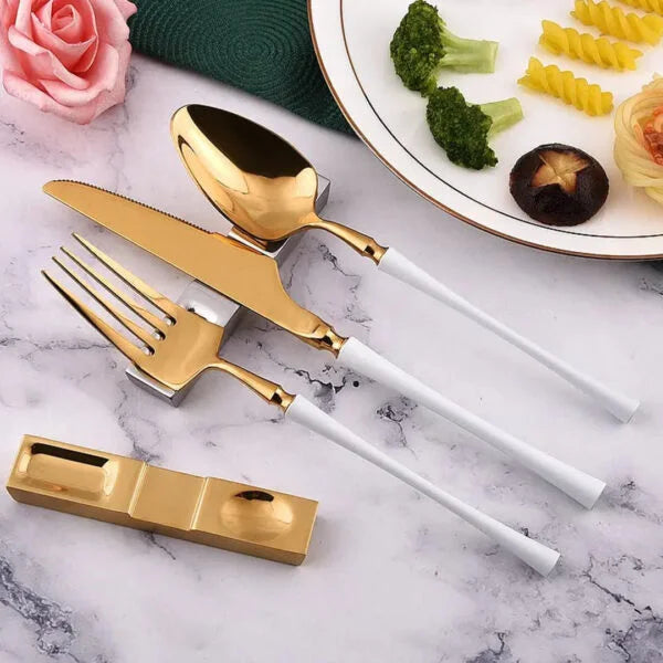 Metallic Cutlery Rest