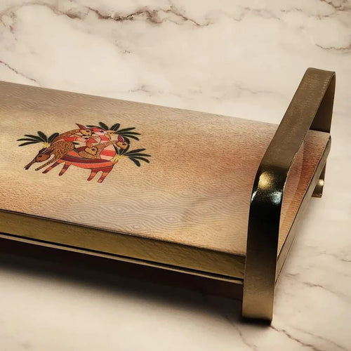 Modern Khatiya Tray Platter - The Deer Story