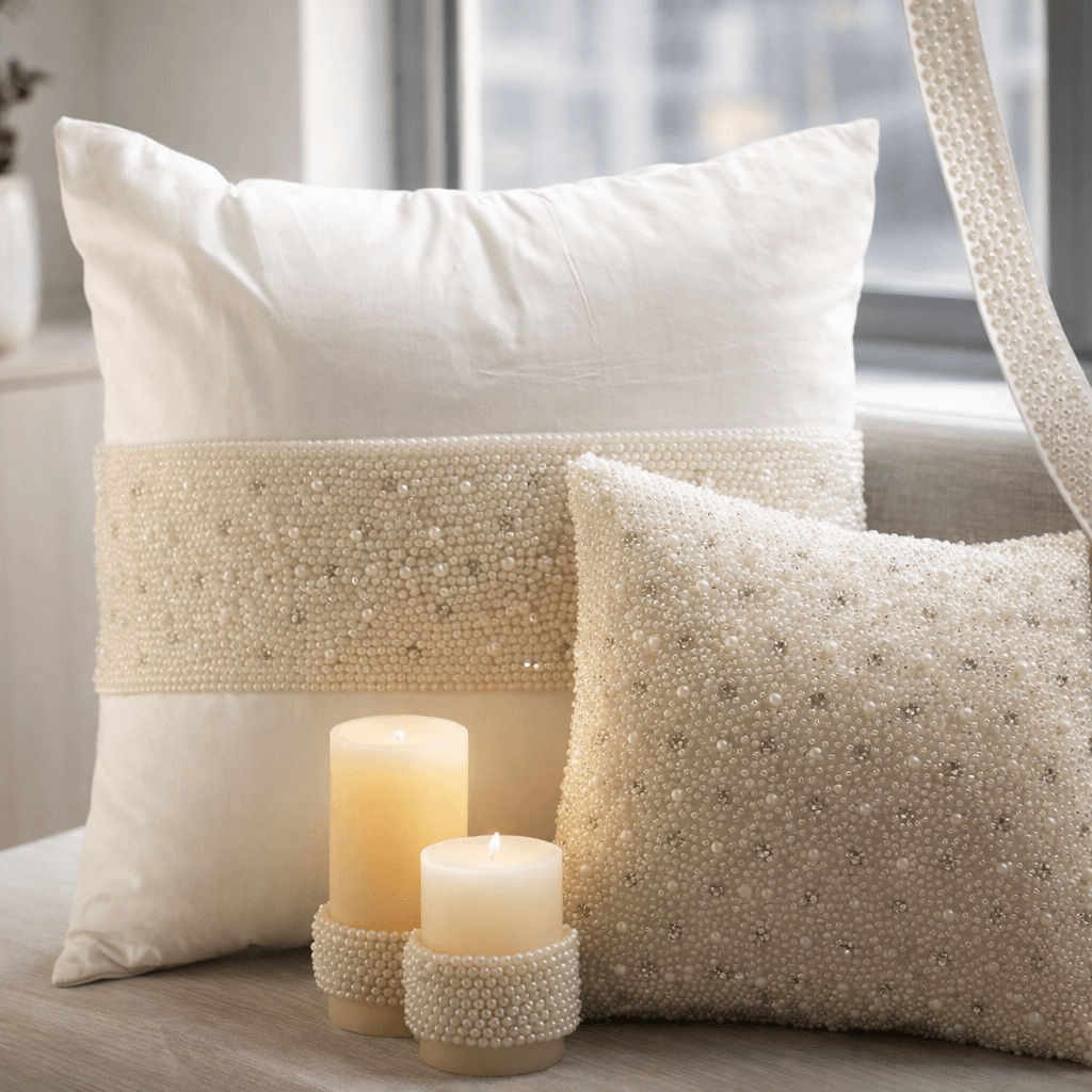 Opulence Pearl Cushion