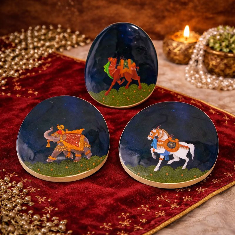 Oval Trivets - The Blue Royalty