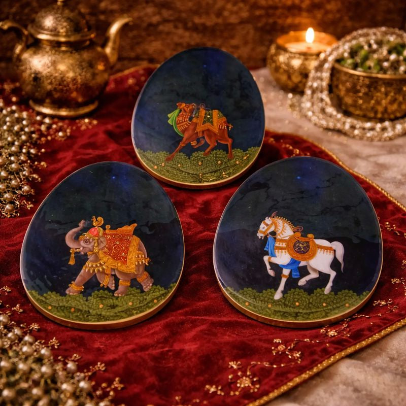 Oval Trivets - The Blue Royalty