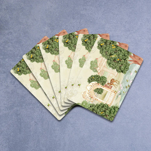 Pavilion Of Peace Wooden Dining Table Mat