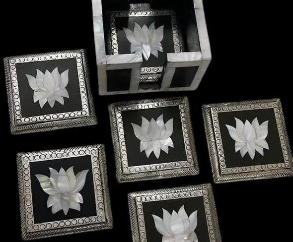Lotus Charm Coaster