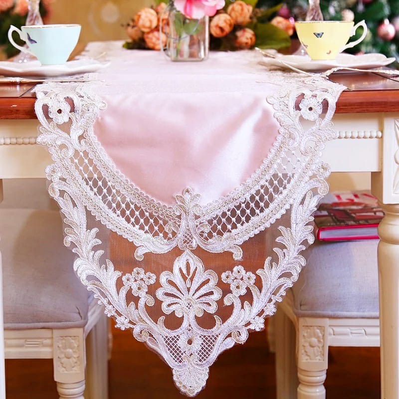 Rococo Bloom Lace Runner