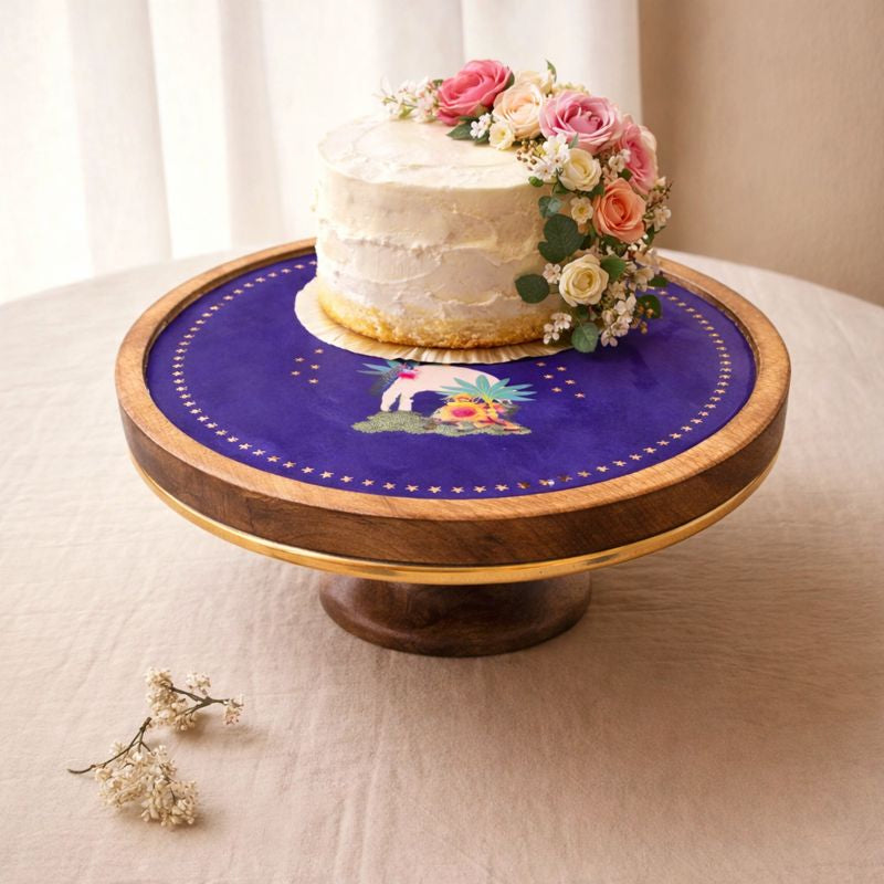 Rotating Cake and dessert Stand - The Regal Rhapsody