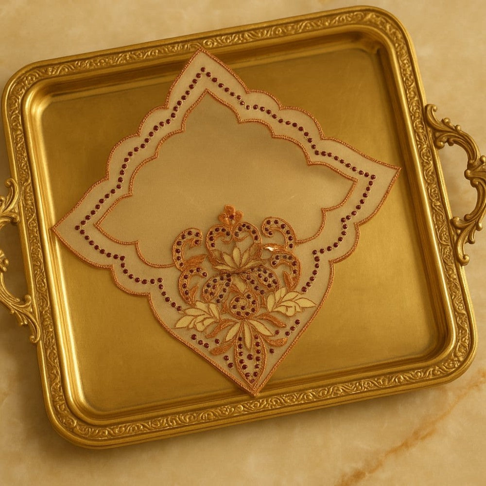 Royal Mughal Tray Cover
