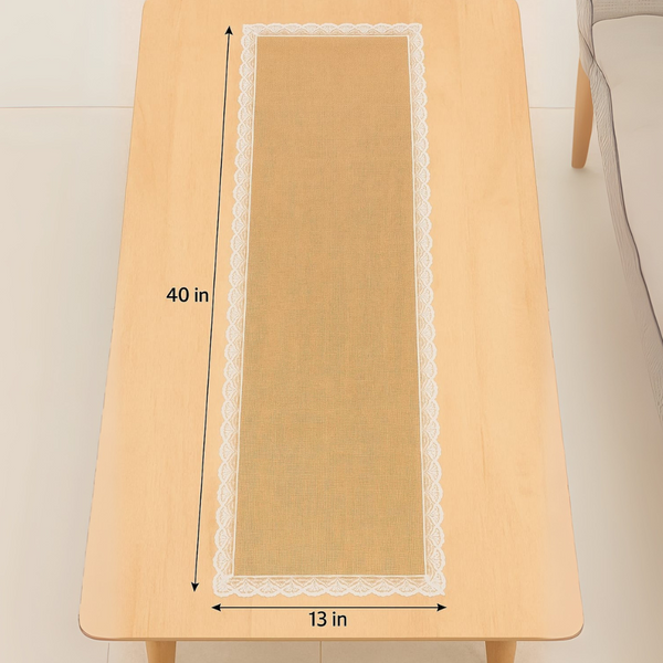 Rustic Charm Lace Runner