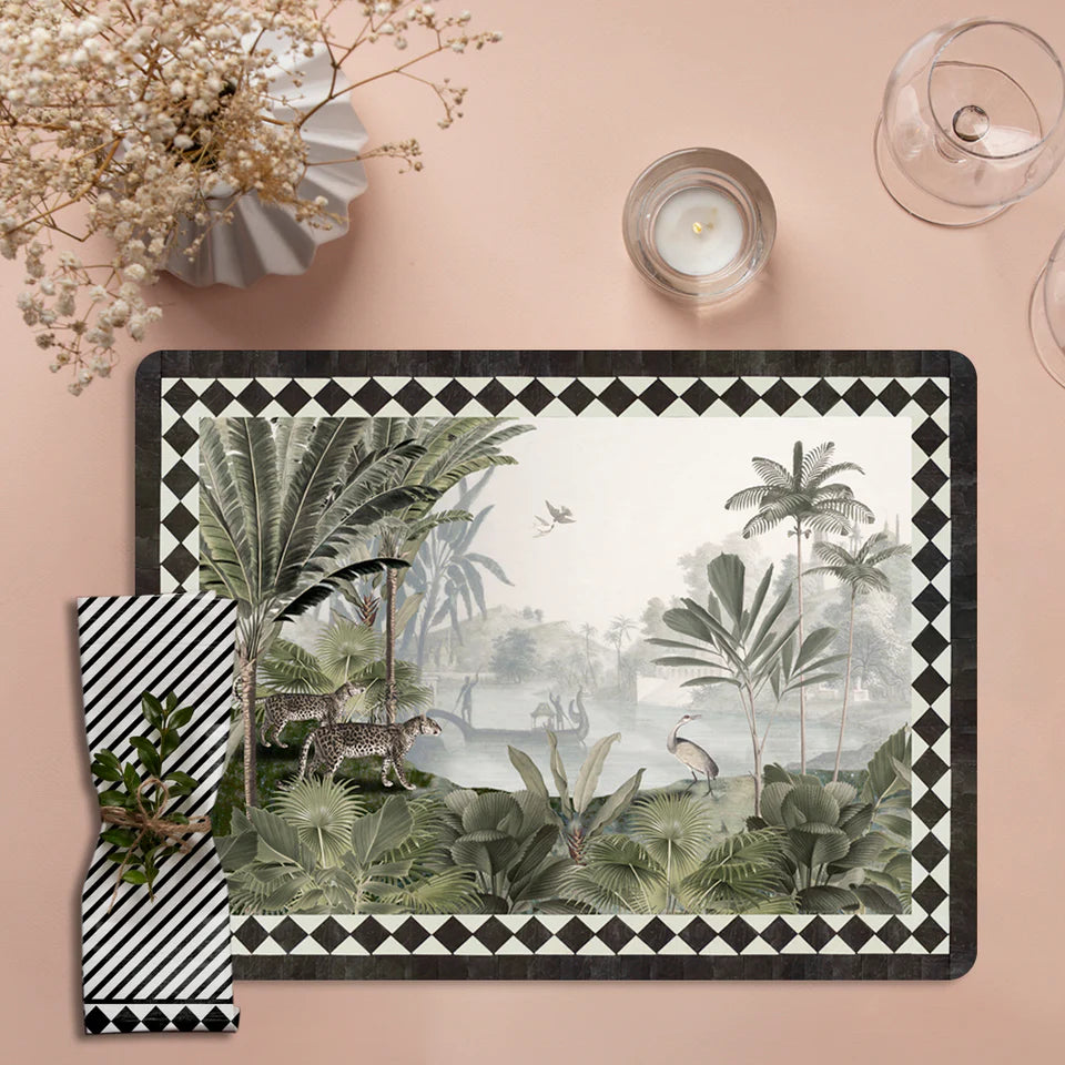 Jungle Royals Luxury Wooden Table Mat