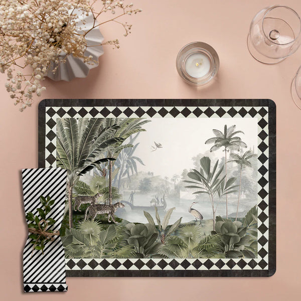 Jungle Royals Luxury Wooden Table Mat