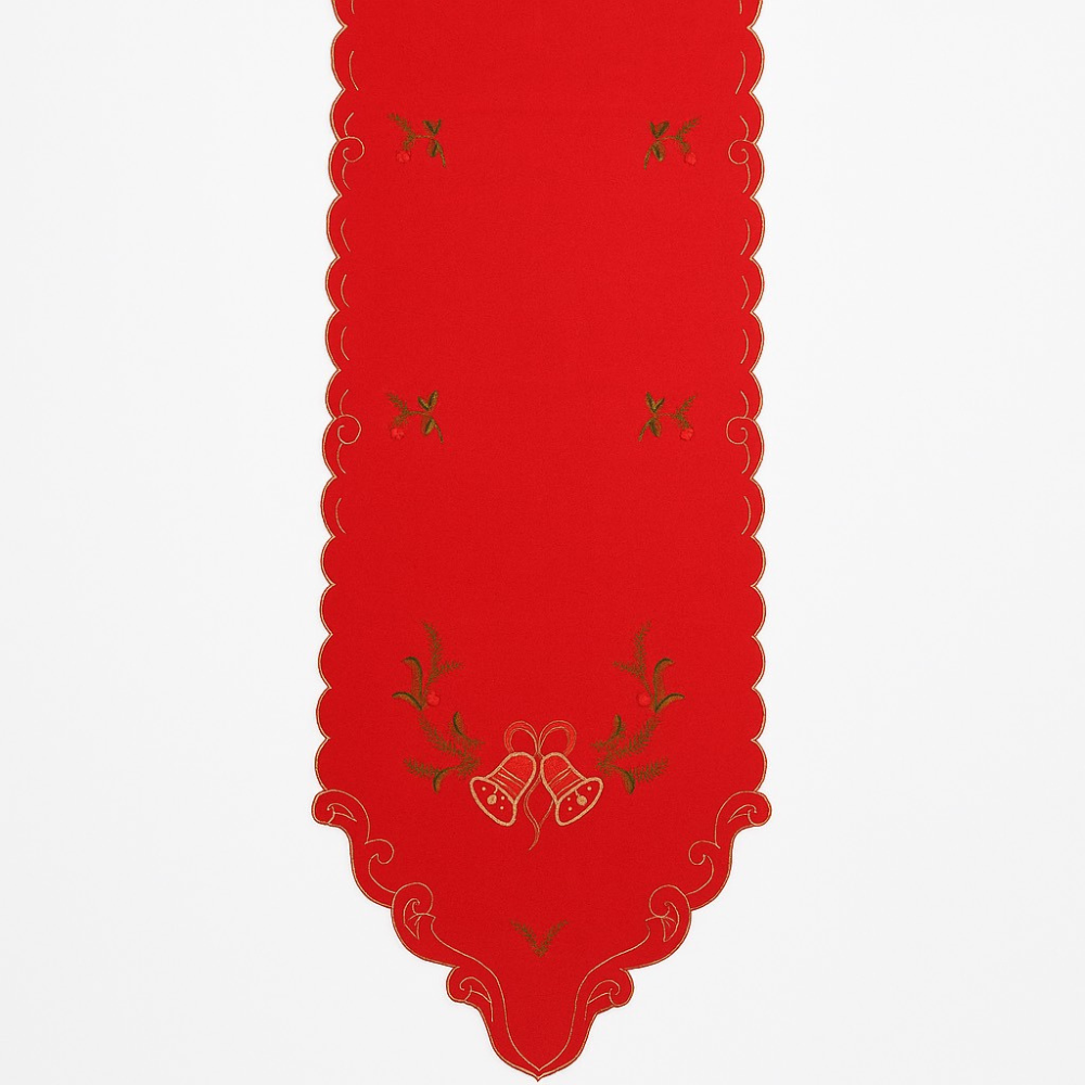 Scarlet Bells Table Runner