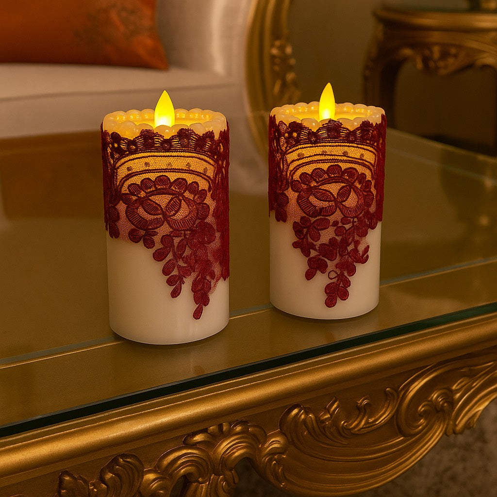 Scarlet Oath Candle Duo